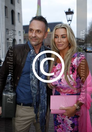 Amsterdam 5 april 2012
Najib Amhali en zijn vrouw Niama Elbhari trouwen bij het scheepvaartmuseum.Angela  v Hulten met Eric Kuster
Peter Smulders bv