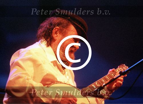 Rotterdanm, 29 September 1998 Optreden van de Dublinners.
Oprichter en banjo speler Barney NcKenna
Overleden op 5 April 2012
Foto Peter Smulders BV
