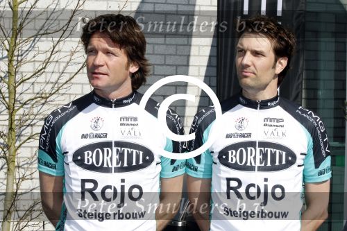 Watergang 6 april 2012
Presentatie Boretti wielerploeg met dib bn ers zoals Keje Molenaar Bas Muijs en zijn vriendin Sebastiaan Labrie Johnny Rep  Sander Janson Frits Barend Gert Jacobs en Maarten Spanjer
Peter Smulders bv