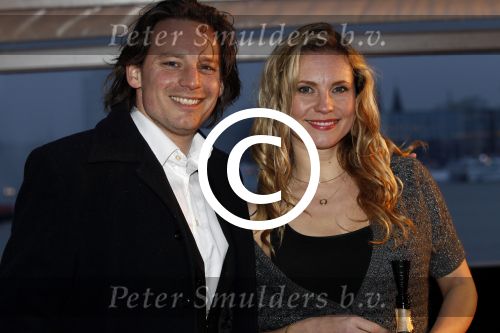 Amsterdam 4 april 2012
Opening eye theater/ museum door koningin Beatrix. Cas jansen met zijn vriendin Annelieke Bouwers
Peter Smulders bv