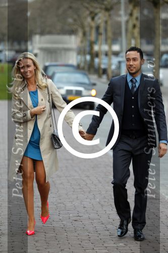 Amsterdam 5 april 2012
Najib Amhali en zijn vrouw Niama Elbhari trouwen bij het scheepvaartmuseum. Danny landzaat met vrouw
Peter Smulders bv