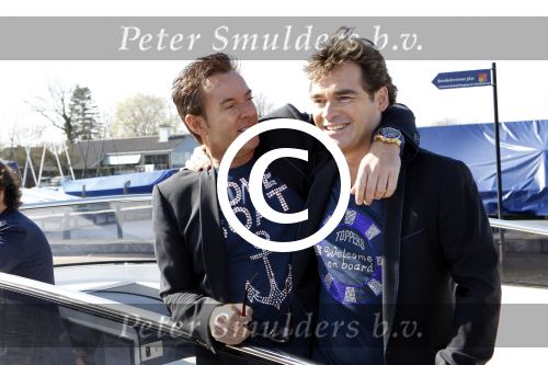 Loosdrecht 22 maart 2012
Gerard Joling Jeroen v d Boom en Rene Froger op von Dutch boot bij presentatie bij het witte huis van hun Toppers concerten in de arena.
Peter Smulders bv