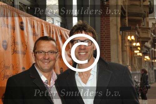 Amsterdam, 16 April 2012
Uitreiking Annie MG Smidt prijs in het Nieuwe LaMar theater
Hans Schiffers met partner
Foto Peter Smulders BV