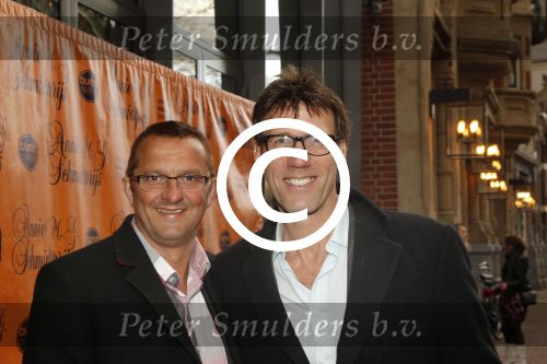 Amsterdam, 16 April 2012
Uitreiking Annie MG Smidt prijs in het Nieuwe LaMar theater
Hans Schiffers met partner
Foto Peter Smulders BV