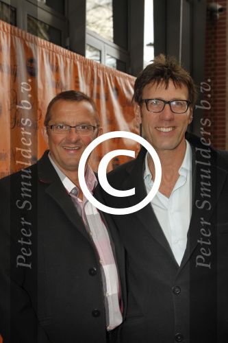 Amsterdam, 16 April 2012
Uitreiking Annie MG Smidt prijs in het Nieuwe LaMar theater
Hans Schiffers met partner
Foto Peter Smulders BV
