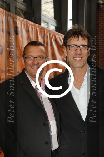 Amsterdam, 16 April 2012
Uitreiking Annie MG Smidt prijs in het Nieuwe LaMar theater
Hans Schiffers met partner
Foto Peter Smulders BV