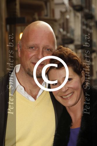 Amsterdam, 16 April 2012
Uitreiking Annie MG Smidt prijs in het Nieuwe LaMar theater
Haye v d Heijden met zijn vrouw
Foto Peter Smulders BV