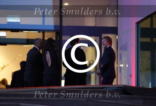 Amsterdam 4 april 2012
Opening eye theater/ museum door koningin Beatrix. Isa Hoes vriend
Peter Smulders bv