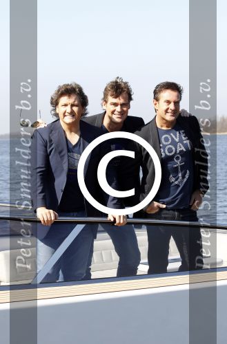 Loosdrecht 22 maart 2012
Gerard Joling Jeroen v d Boom en Rene Froger op von Dutch boot bij presentatie bij het witte huis van hun Toppers concerten in de arena.
Peter Smulders bv