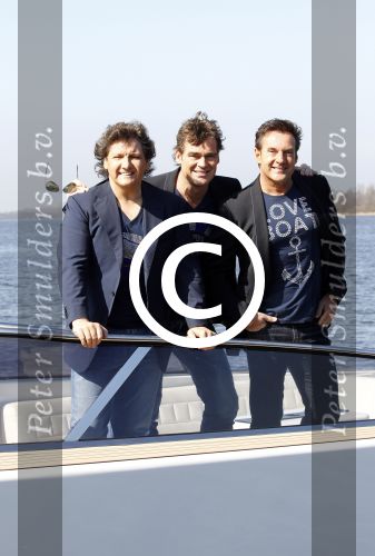Loosdrecht 22 maart 2012
Gerard Joling Jeroen v d Boom en Rene Froger op von Dutch boot bij presentatie bij het witte huis van hun Toppers concerten in de arena.
Peter Smulders bv
