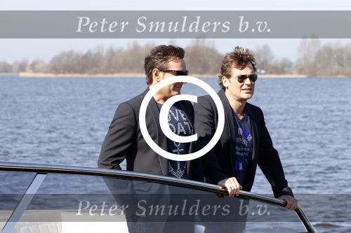Loosdrecht 22 maart 2012
Gerard Joling Jeroen v d Boom en Rene Froger op von Dutch boot bij presentatie bij het witte huis van hun Toppers concerten in de arena.
Peter Smulders bv
