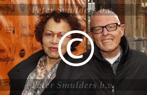 Amsterdam, 16 April 2012
Uitreiking Annie MG Smidt prijs in het Nieuwe LaMar theater
Joop Stokkermans met echtgenote
Foto Peter Smulders BV