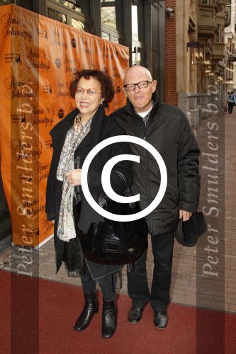 Amsterdam, 16 April 2012
Uitreiking Annie MG Smidt prijs in het Nieuwe LaMar theater
Joop Stokkermans met echtgenote
Foto Peter Smulders BV