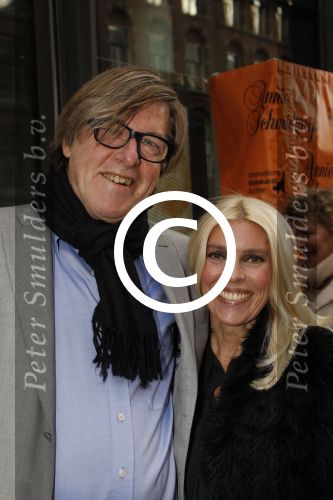 Amsterdam, 16 April 2012
Uitreiking Annie MG Smidt prijs in het Nieuwe LaMar theater
Judith Osborn met partner Bert v d Veer
Foto Peter Smulders BV