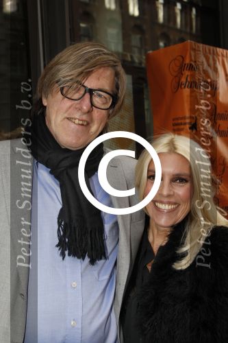 Amsterdam, 16 April 2012
Uitreiking Annie MG Smidt prijs in het Nieuwe LaMar theater
Judith Osborn met partner Bert v d Veer
Foto Peter Smulders BV