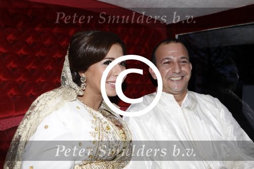 Amsterdam 5 april 2012
Najib Amhali en zijn vrouw Niama Elbhari trouwen bij het scheepvaartmuseum.
Peter Smulders bv