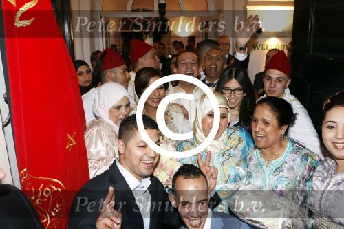 Amsterdam 5 april 2012
Najib Amhali en zijn vrouw Niama Elbhari trouwen bij het scheepvaartmuseum.
Peter Smulders bv