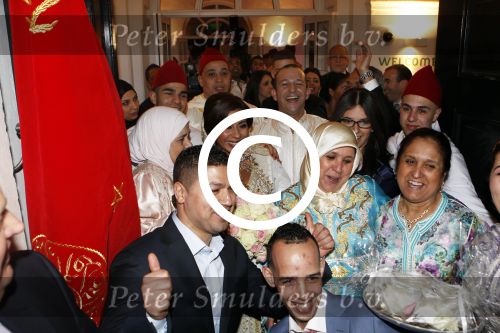 Amsterdam 5 april 2012
Najib Amhali en zijn vrouw Niama Elbhari trouwen bij het scheepvaartmuseum.
Peter Smulders bv