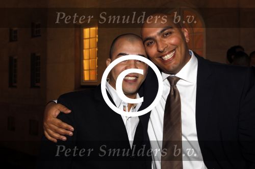 Amsterdam 5 april 2012
Najib Amhali en zijn vrouw Niama Elbhari trouwen bij het scheepvaartmuseum.
Peter Smulders bv