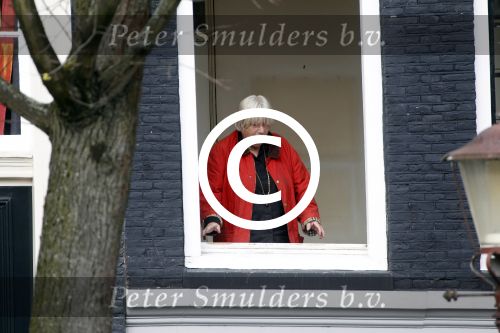Amsterdam 29 maart 2012
Nelly Frijda aan het verhuizen samen met vrienden en haar dochter.
Peter Smulders bv