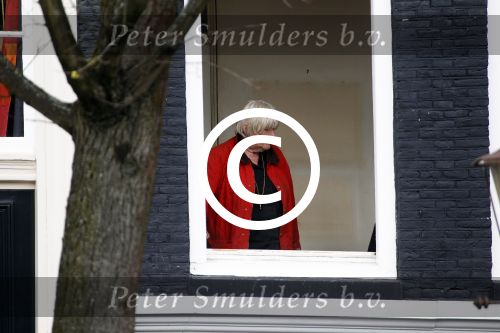 Amsterdam 29 maart 2012
Nelly Frijda aan het verhuizen samen met vrienden en haar dochter.
Peter Smulders bv