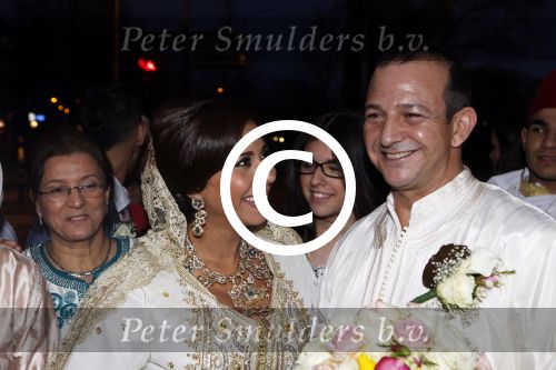 Amsterdam 5 april 2012
Najib Amhali en zijn vrouw Niama Elbhari trouwen bij het scheepvaartmuseum.
Peter Smulders bv