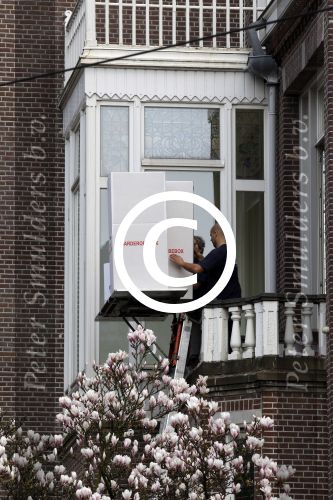 Amsterdam 3 april 2012
Nieuwe bewoners verhuizen naar het pand/huis van Prins Bernhard jr
Peter Smulders bv