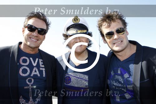 Loosdrecht 22 maart 2012
Gerard Joling Jeroen v d Boom en Rene Froger op von Dutch boot bij presentatie bij het witte huis van hun Toppers concerten in de arena.
Peter Smulders bv