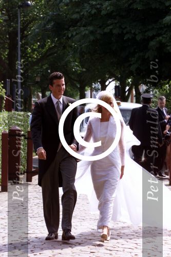 Muiden 7 Juli 1999
Richard Krajicek en Daphne Deckers trouwen