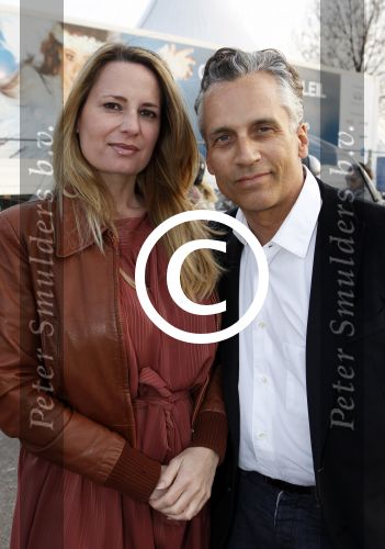 Amsterdam 27 maart 2012
Premiere cirque du Soleil bij de amsterdam Arena. 
Claudia Schoemachter met haar man Robert Schoemacher
Peter Smulders bv