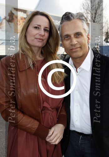 Amsterdam 27 maart 2012
Premiere cirque du Soleil bij de amsterdam Arena. 
Claudia Schoemachter met haar man Robert Schoemacher
Peter Smulders bv