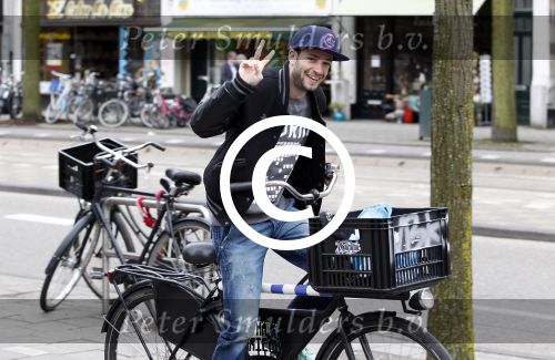 Amsterdam 10 april 2012
Valerio Zeno op de fiets in Amsterdam.
Peter Smulders bv