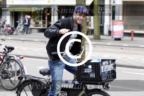 Amsterdam 10 april 2012
Valerio Zeno op de fiets in Amsterdam.
Peter Smulders bv