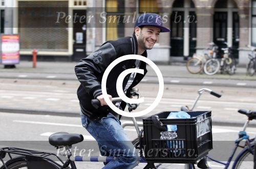 Amsterdam 10 april 2012
Valerio Zeno op de fiets in Amsterdam.
Peter Smulders bv