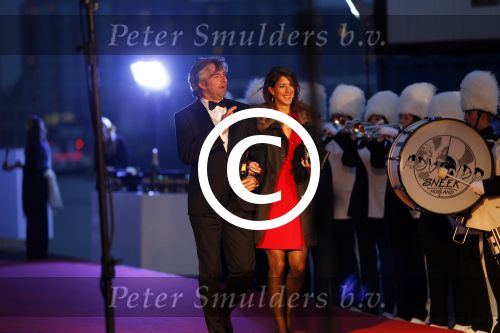 Amsterdam 4 april 2012
Opening eye theater/ museum door koningin Beatrix. Victor Reinier met vriendin
Peter Smulders bv
