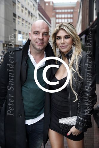Amsterdam 11 april 2013
Playmate van het jaar verkiezimg van playboy. Andy v d Meyde met vrouw
Peter Smulders bv
