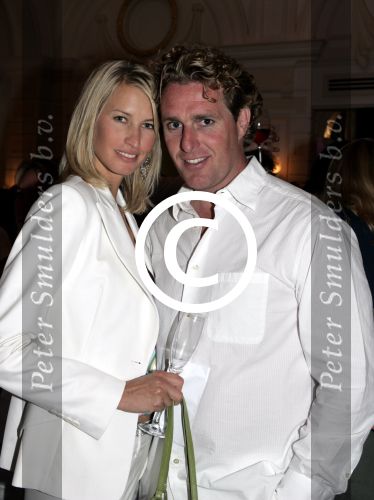 Amsterdam 11 juli 2004
Modeshow Wolford in het Amstel Hotel.  
Anouk Voorveld en Edwin Smulders
Peter Smulders bv