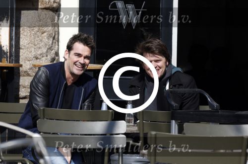 Amsterdam 3 april 2013
Jeroen v d Boom en Beau v Erven Dorens op terras.
Peter Smulders bv