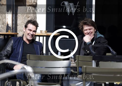 Amsterdam 3 april 2013
Jeroen v d Boom en Beau v Erven Dorens op terras.
Peter Smulders bv