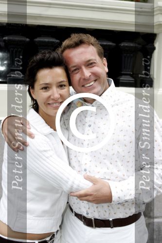 Amsterdam 11 juli 2004
Modeshow Wolford in het Amstel Hotel.  
  Bianca (Big Brother) met een vriend
Peter Smulders bv