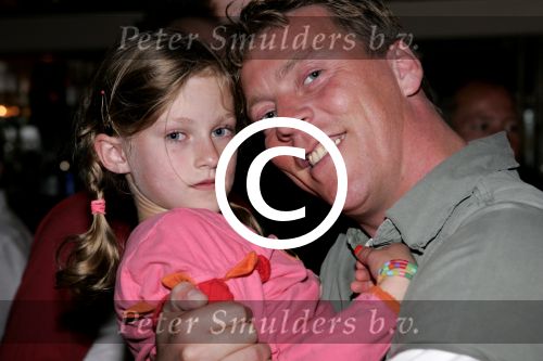 Amsterdam 11 juli 2004
Dave Heijneman met zijn vader.
Peter Smulders bv