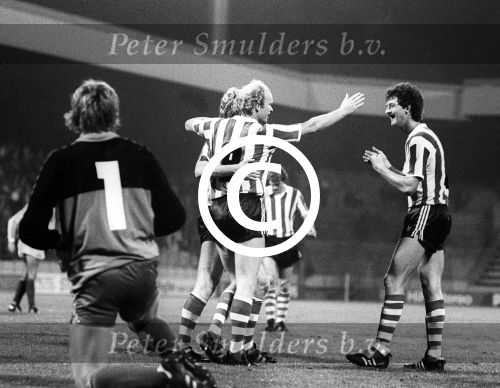 Ruud Geels met Ernie Brandts
1982