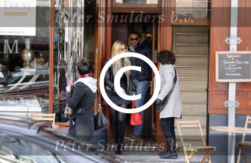 Amsterdam 25 maart 2013
Estelle Cruijff en Badr Hari op de cornelis schuytstraat.
Peter Smulders bv