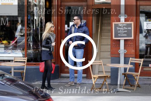 Amsterdam 25 maart 2013
Estelle Cruijff en Badr Hari op de cornelis schuytstraat.
Peter Smulders bv