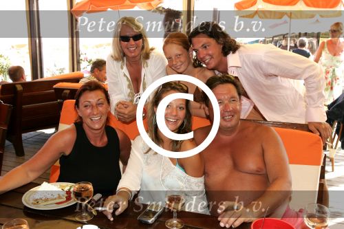 St Tropez 24 juli 2004
Evert Kroon met familie
Peter Smulders bv