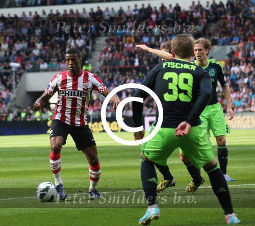 Eindhoven, 14 April 2013
Kompetitiewedstrijd tussen PSV-AJAX, eindstand 2-3 Seizoen 2012/2013
Georginio Wijnaldum
Foto Peter Smulders BV
