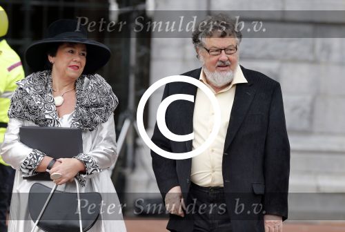 Amsterdam 13 april 2013
Opening Rijksmuseum door koningin Beatrix. Hans Melchers met zijn vrouw
Peter Smulders bv