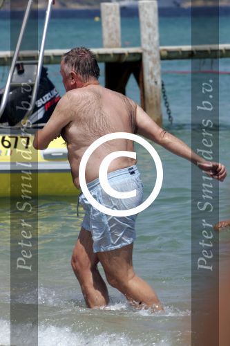 St Tropez 25 juli 
Harry Mens in zee