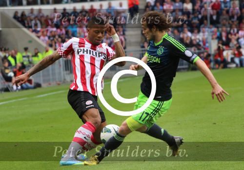 Eindhoven, 14 April 2013
Kompetitiewedstrijd tussen PSV-AJAX, eindstand 2-3 Seizoen 2012/2013
Jeremain Lens
Foto Peter Smulders BV