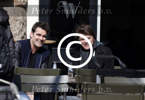 Amsterdam 3 april 2013
Jeroen v d Boom en Beau v Erven Dorens op terras.
Peter Smulders bv